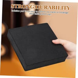 Subwoofer Isolatie Pad - Geluidsisolatie Mat - Geluidsreductie - Schokabsorberend - 20x20x4.8cm - Zwart — thumbnail 2