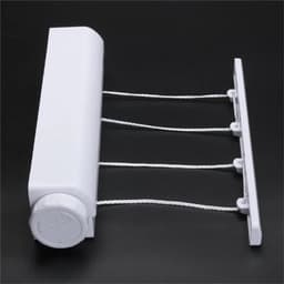 Uittrekbare Waslijn - Wasrek Flexibel - Was Drogen - Automatisch Intrekbaar - 1.0 meter - null — thumbnail 2