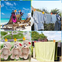 SnelShoppen - Beach Towel Clips - Grote Creatieve Handdoek Klemmen - Plastic Towel Clamps voor Strandstoelen - Ideaal voor Strand, Camping, Tuin en Zw — thumbnail 5