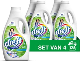 Dreft Vloeibaar Wasmiddel Blue Dream 32 Wasbeurten - 4 x 1,4 liter - Voordeelverpakking — thumbnail 2
