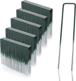 Kunstgrasgrondankers thermisch verzinkt groen 150mm lang - 25mm breed - 29mm dik staal - Platte kop — thumbnail 1