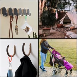 20 stuks Handdoek Ophang Clips - Kleurrijke Metalen Clips voor Theedoeken - Multifunctionele Clips voor Handdoeken en Pannenlappen - Badkamer en Keuken - Ophangen en Ordenen - Set van 20 Clips — thumbnail 4