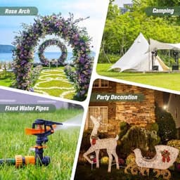 Grondankers voor Rozenbogen – U-vormige Bevestigingsankers voor Tuin — thumbnail 5