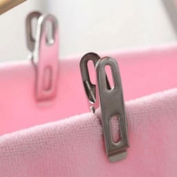 20x RVS Kledingclips - Sterke Metalen Waslijn Pinnen voor Sokken, Handdoeken en Afdichten — thumbnail 3