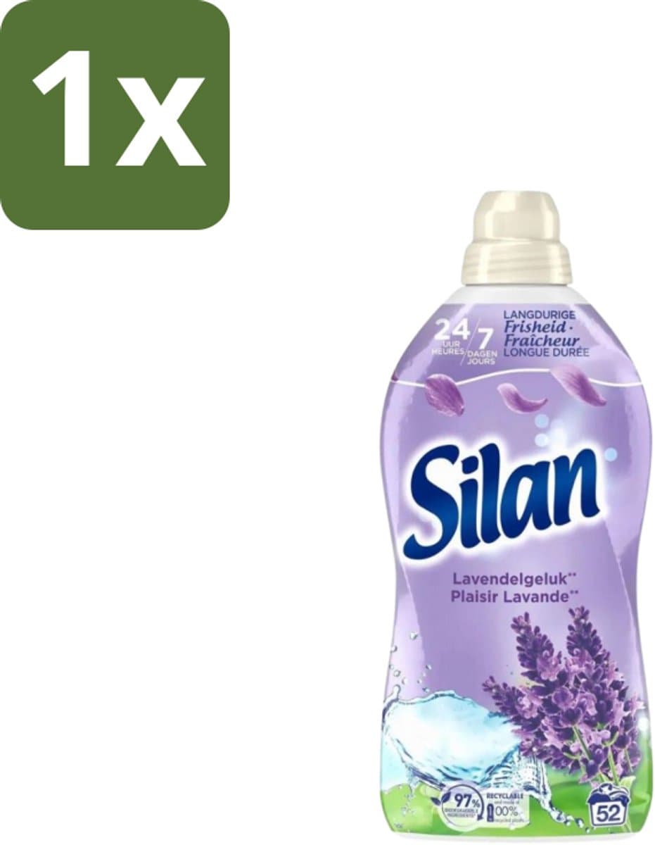 Silan – Wasverzachter – Lavendelgeluk – 1144 ml - 1 stuk — afbeelding 1