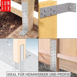 20 Stuks Platte Stalen Betonankers - Ideaal voor Houten Constructies en Verankering — thumbnail 2