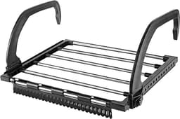 Opvouwbaar Radiatordroger voor Balkon Hangen - Ideaal voor Kleding Drogen op Radiator en Balkon — thumbnail 1
