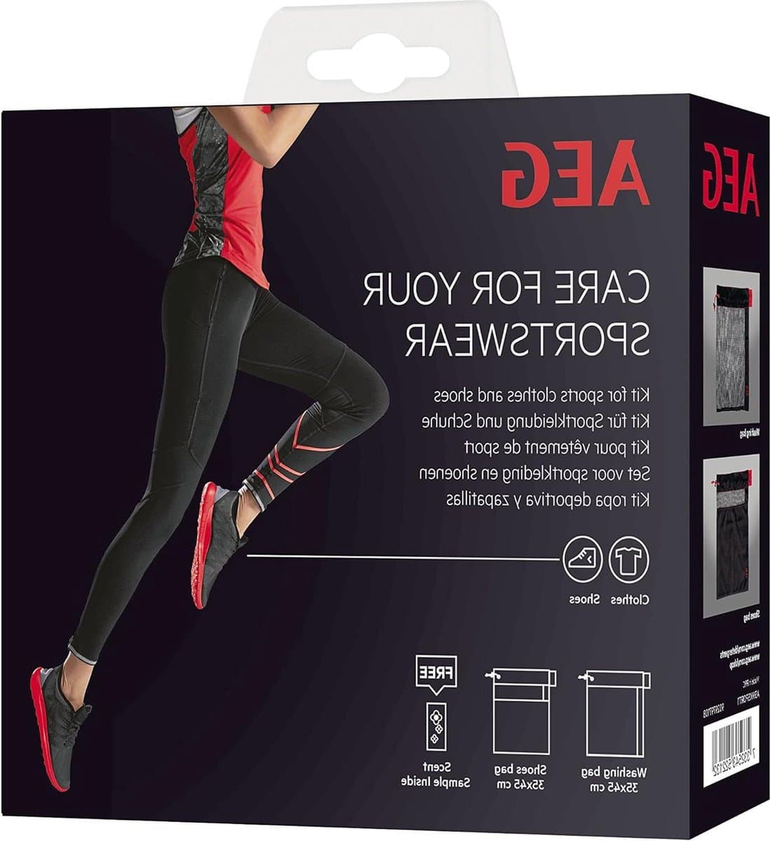 A3WKSPORT1 Kit voor sportkleding en schoenen - waszak voor wasmachines - wasmachine-accessoires - wasnet - onderhoud van de badkleding — afbeelding 1