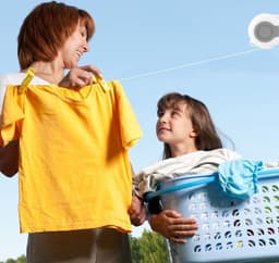Intrekbare Wandgemonteerde Waslijn - Grote Droogruimte - Binnen en Buiten washing line — thumbnail 2