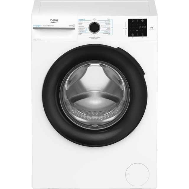 BEKO BM3WFT3941W EnergySpin - Wasmachine Voorlader - 9 kg - 1400 rpm - 75 dB