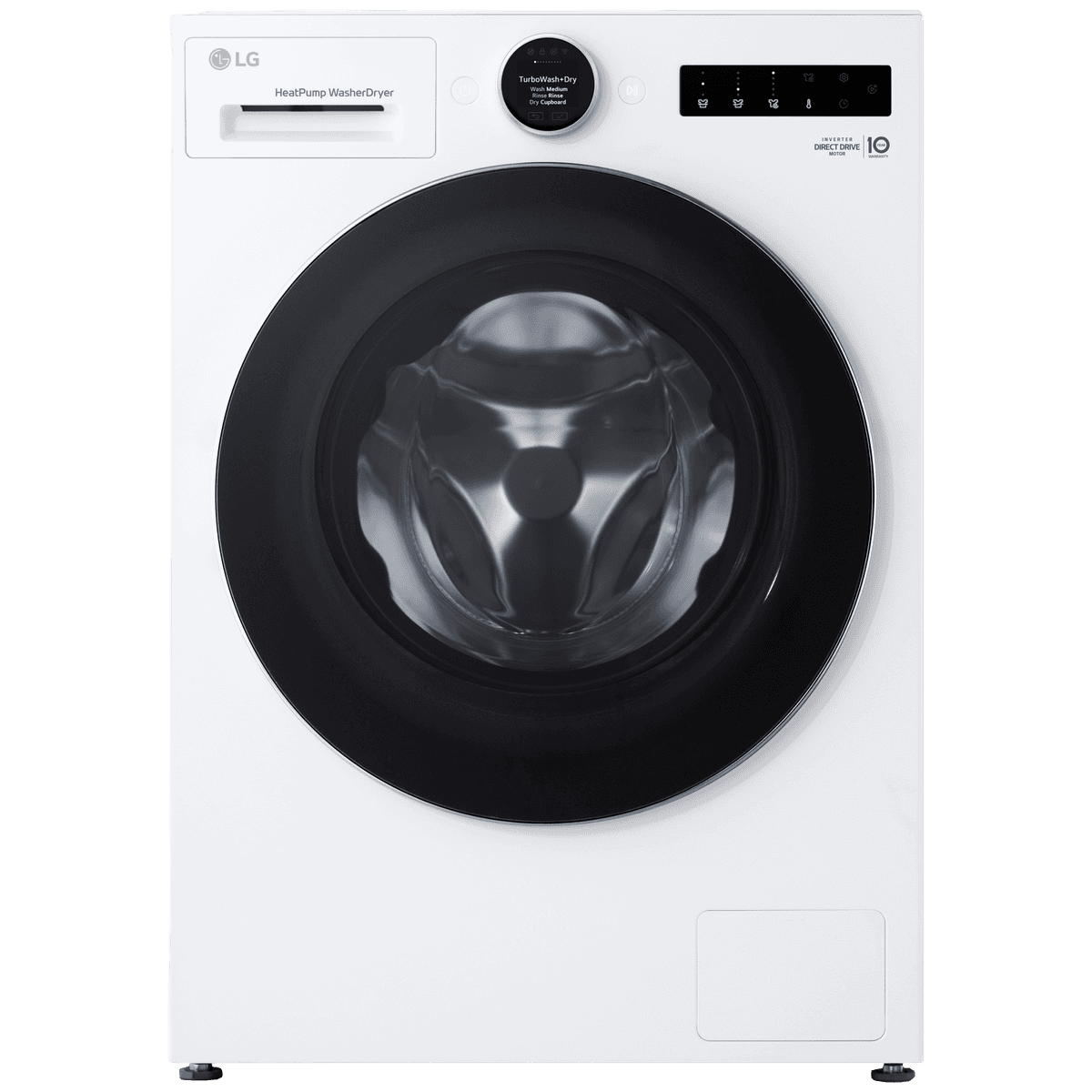 LG HPWD116A - Was-droogcombinatie - 11 kg + 6 kg - 1400 rpm - 71 dB — afbeelding 1