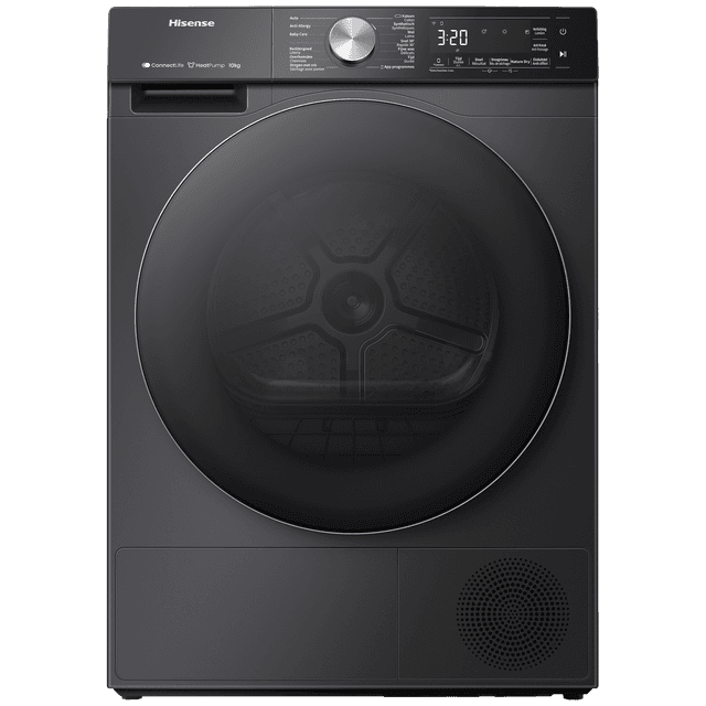HISENSE DH5S102BB - Warmtepompdroger - 10 kg - 64 dB - Energielabel C