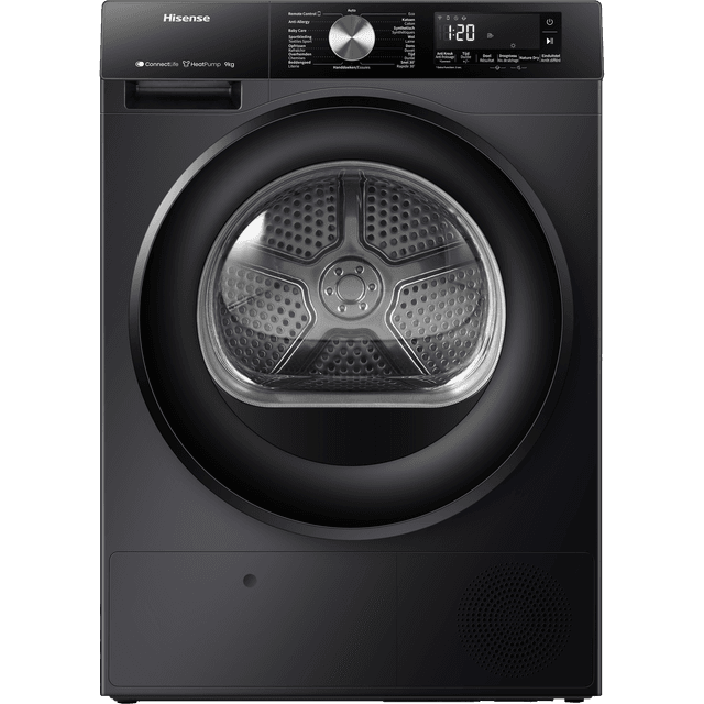 HISENSE DH3S902BB3 - Warmtepompdroger - 9 kg - 64 dB - Energielabel C