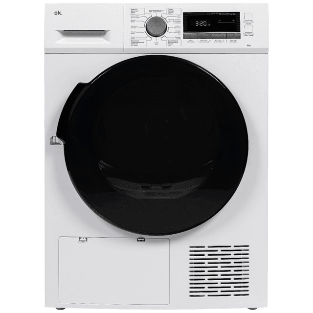 OK. OTD 8346 D - Warmtepompdroger - 8 kg - 65 dB – Energielabel D