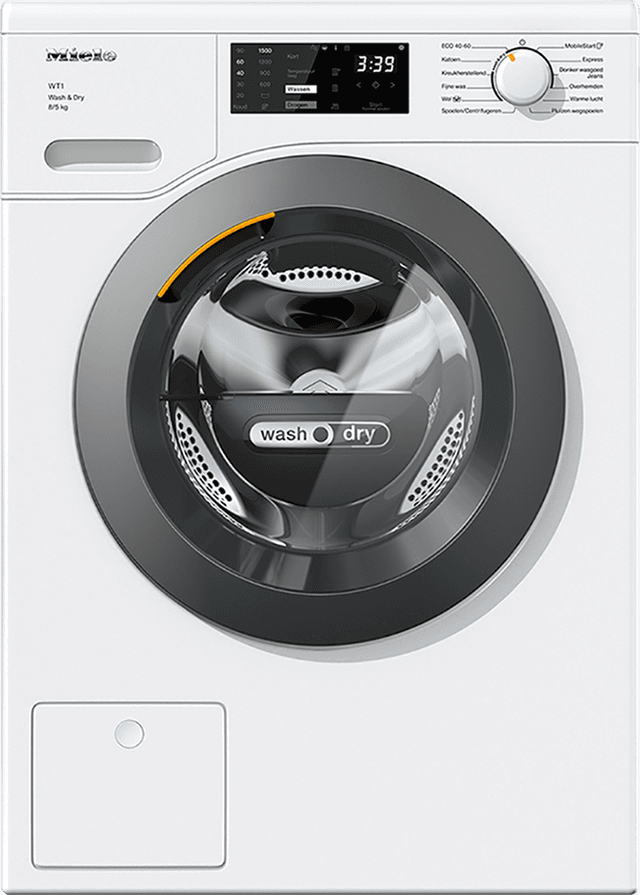MIELE WTD 160 WCS - Was-droogcombinatie - 8 kg + 5 kg - 1500 rpm - 71 dB
