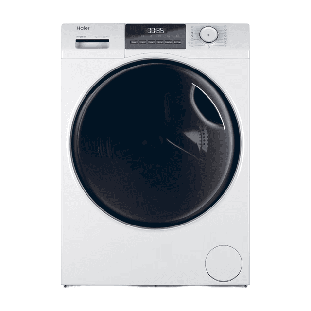 Haier HWD90-BP14929A-S Was-droogcombinatie – 9 kg wassen / 5 kg drogen – 1400 rpm – AI Power Drive Inverter-motor – Stoom – Energieklasse A-20% / D – Wit