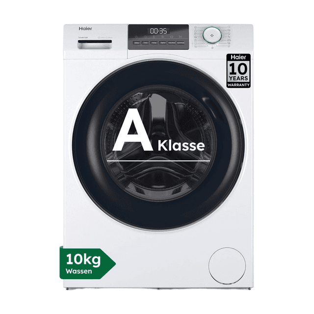 Haier wasmachine HW100-BP14929A i-Pro 1 (10 kg, 1400 tpm, inverter-motor, ABT, 70 dB, stoom)