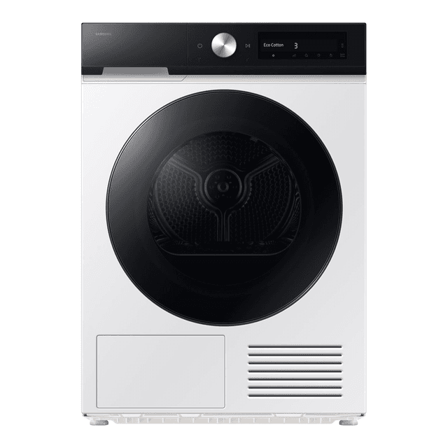 Samsung DV90DB7845GEU3 vrijstaande droger - 9 kg capaciteit - warmtepomptechnologie - sensor-droging - energiezuinig - grijze afwerking