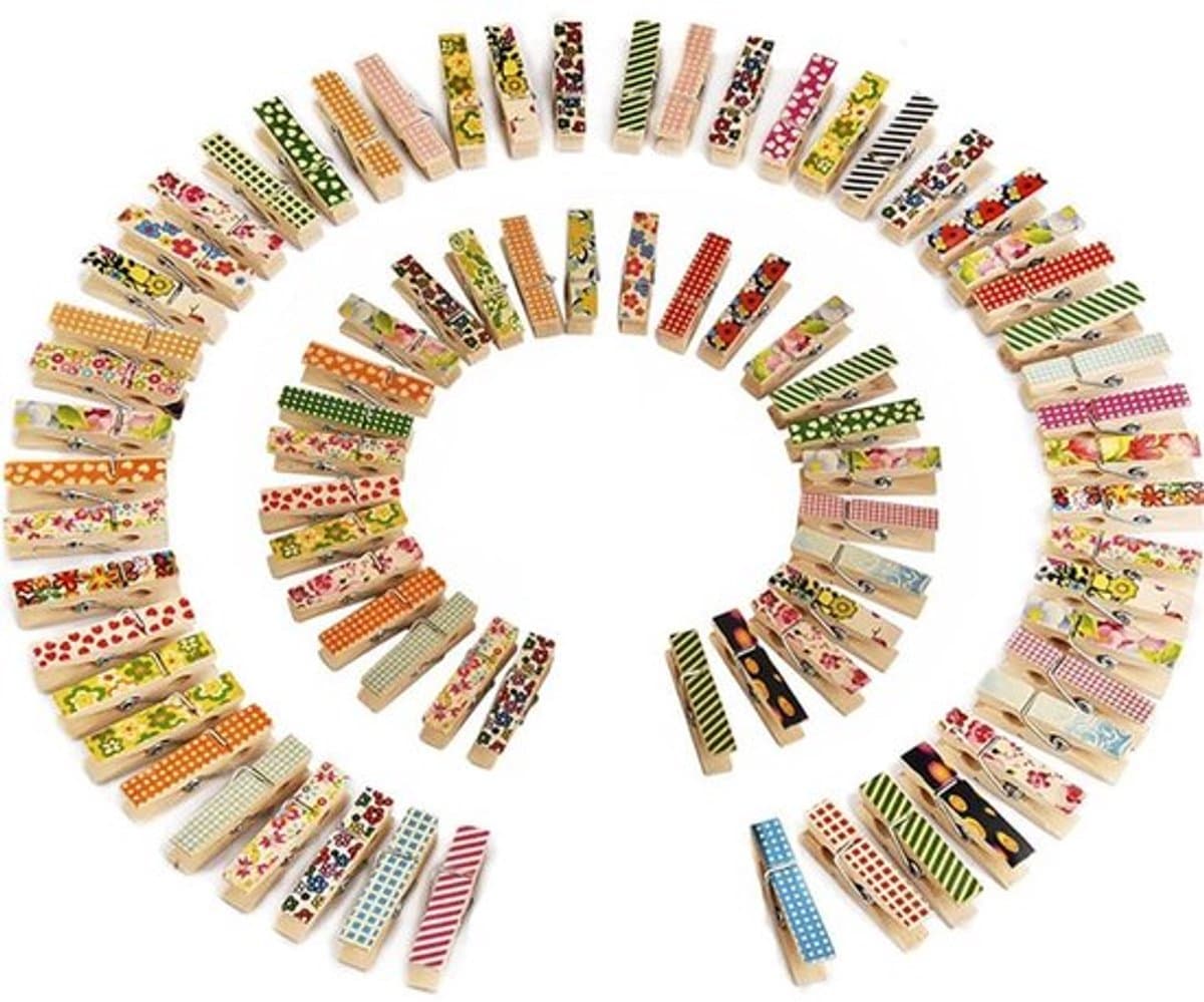 Allecto - Mini Wasknijpers - Houten Mini Wasknijpers - Sterk en — afbeelding 1