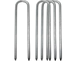 Stevige Grondankers voor Tent, Trampoline en Tuin, Galvaniseerd, 30 cm, Set van 4 Stuks
