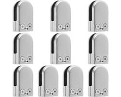 OmGoods - Dailygoody - Glazen klemmen - Roestvrijstalen beugels