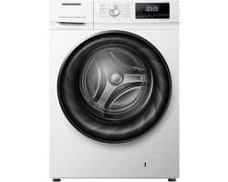 Heinner HWDM-H8514A Compact Was-droogcombinatie - 8 kg Wassen / 5 kg Drogen - 1400 tpm - Energieklasse A - Stoomfunctie - Inverter Motor - LED Display - Wit - 5 Jaar Garantie