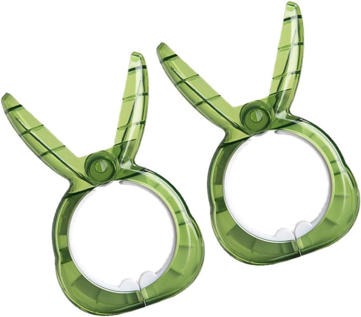 Grote Wasknijpers - Strandlaken Houder - Kleding Ophangen - Winddicht Ontwerp - 12 cm - Groen — afbeelding 1