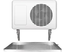 Condensbak Airco - Afvoerbak Warmtepomp - Water Afvoeren - Roestvrij Staal - 84x39 cm - Zilver