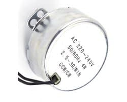 Motor, 50/60 Hz Frequentie 220-240 V AC Synchrone Motor Reductiemotor 4 W Reductiemotor CW/CCW, Piramidemotor Stil voor Magnetron Draaitafel (2,5-3 tpm)