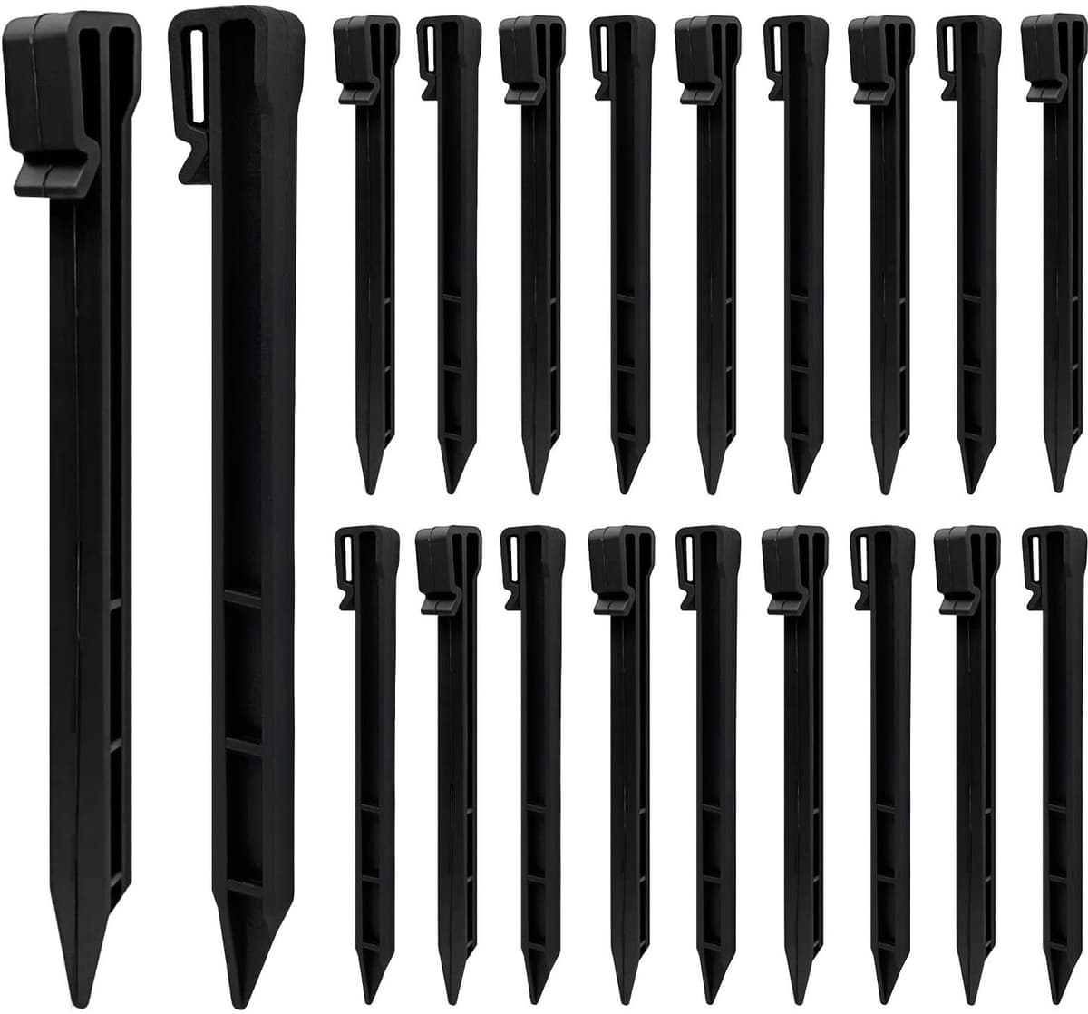 Set van 20 Plastic Grondankers voor Tuin en Tent — afbeelding 1