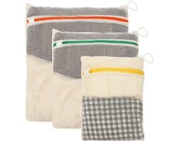 IMPERATORIS® Waszakjes voor Wasmachine - Bescherming voor Fijne Was en Schoenen - Mesh Wasnet met Rits - Voorkomt Slijtage - Set van 3 - transparente - 30x20 cm, 40x30 cm en 50x40 cm