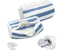 Schoenwaszakken 2-pack - herbruikbare wasmachine - 360° reiniging - grondige bescherming voor alle schoensoorten - ShopVlot