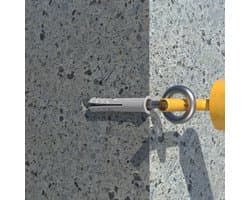 Pack van 20 ankers voor steiger en gevels - 12 x 160 mm, oogdiameter 23 mm