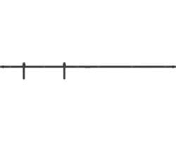 vidaXL - Ophangset - voor - schuifdeur - 213 - cm - koolstofstaal — afbeelding 1
