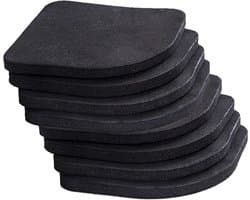 Anti-vibratiepads - Geluiddempers - Apparaten Dempen - Milieuvriendelijk EVA-materiaal - 8 stuks - Zwart