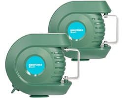 Waslijn Reel - Drooglijn Uitschuifbaar - Ruimte Besparen - Automatisch Intrekbaar - 12 Meter - Wit
