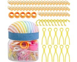 Naaiclips Set - Stoffen Clips - Stoffen Organiseren - Stofvriendelijke Grip - 76 Delig - Multicolor