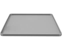 Lekkagebak - Universele mat - Apparaten beschermen - Hoge rand - 60 x 65 cm - Grijs