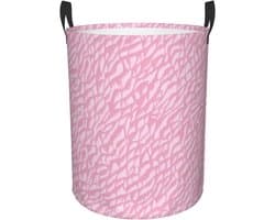 Wasmand Rond - Opbergmand Linnenmand - Opbergen van Wasgoed - Met Stevige Handvatten - 40 x 50 cm - Gekleurd Patroon