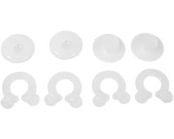 Dailygoods- Dekbedovertrek Clips voor Dikke Dekbed - Bevestiging - Grijpers - 4 Stuks - Kunststof - Houdt Dekbed Op Zijn Plaats - Dekbedclips