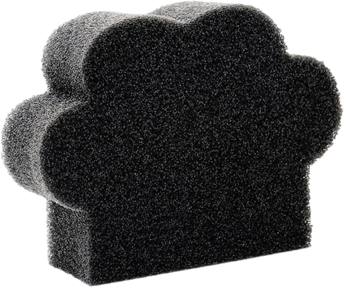 Anti-pluis Kap - Wasfilter Spons - Kleding Reinigen - Herbruikbaar Sponsontwerp - 22 x 18 cm - Zwart — afbeelding 1