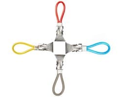 MTTproducts- Handdoekhouder zonder boren - Handdoekclips - Handdoekhouder keuken - Handdoekhouder badkamer - Compact - Ruimtebesparend - Handdoekclip