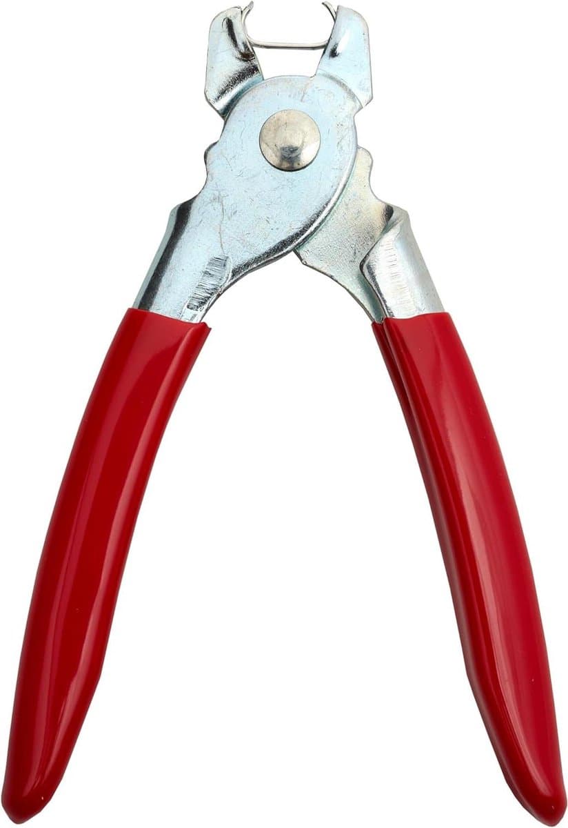 Handmatige tang - Varkensring tang - Sluitzakken - Robuuste constructie - 270 Gram - Geel met zwart — afbeelding 1