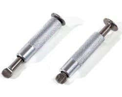 Uittrekbare Ankerschroeven voor Zwembadzeilen - 10 mm - 6 cm - Roestvrij Aluminium en Staal - Voor Zwembadafdekkingen