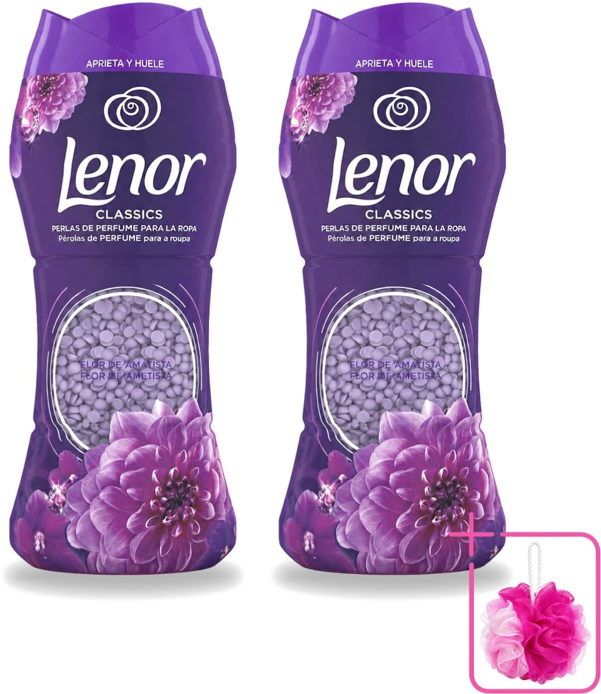 2 x Lenor Unstoppables – Geurbooster – Amethyst – 210 g - Bulkverpakking - Geurbooster was - Douchemop - Wasgeur — afbeelding 1