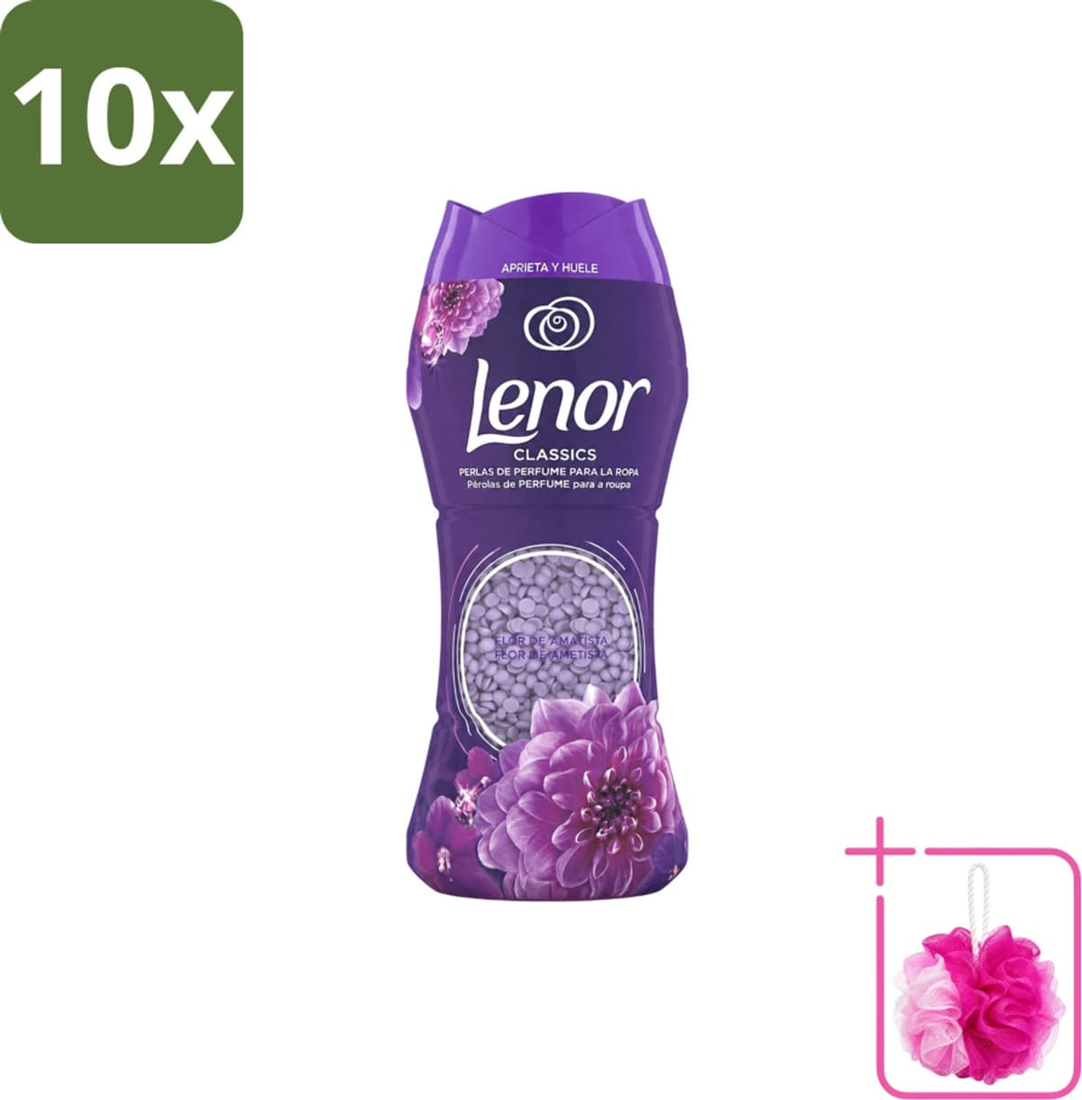10 x Lenor Unstoppables – Geurbooster – Amethyst – 210 g - Bulkverpakking - Geurbooster was - Douchemop - Wasgeur — afbeelding 1