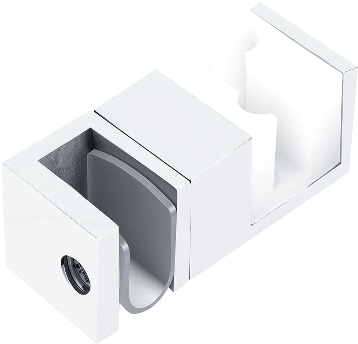 Schuifdeuronderhouder roestvrij staal - Deurbuffer - Instelbaar - Duurzaam - Hittebestendig - Verstelbare afmetingen 6x2x2 cm - Deurstopper — afbeelding 1