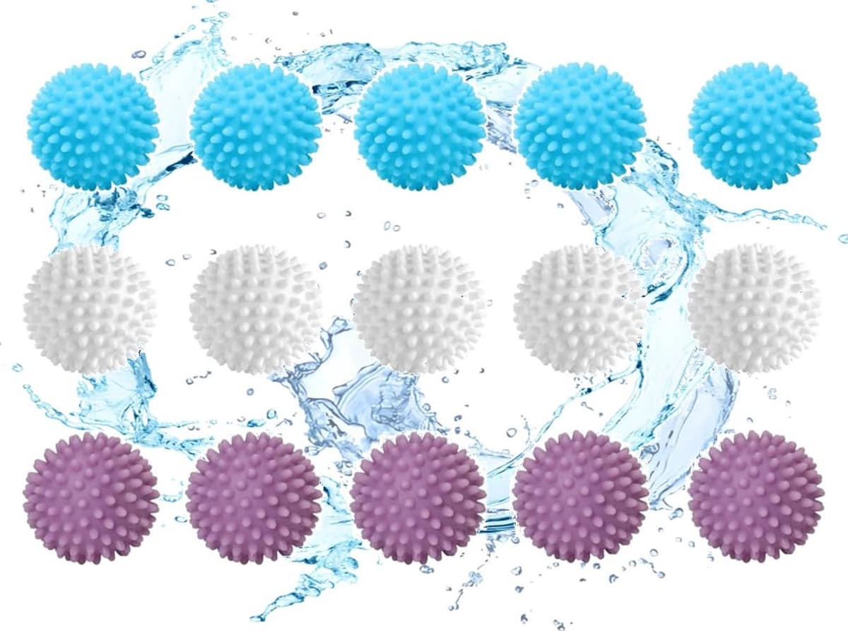 15 Stuks Droogballen voor Wasmachine en Droger — afbeelding 1