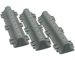 Fixem Trommelrib Geschikt voor Whirlpool Bosch Siemens 481941849713, 480110100104, 481241848725, 00750666, 750666 – 215 × 70 × 35 mm - Set 3 Stuks