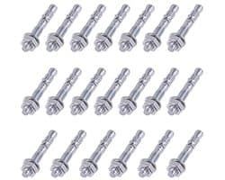 Wigankers 3/8" x 3" Verzinkt Heavy Duty Bevestiging voor Beton - 20 Stuks